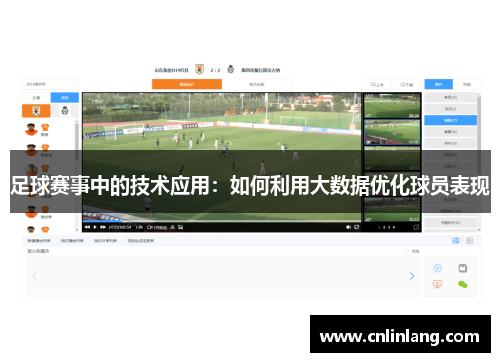足球赛事中的技术应用：如何利用大数据优化球员表现